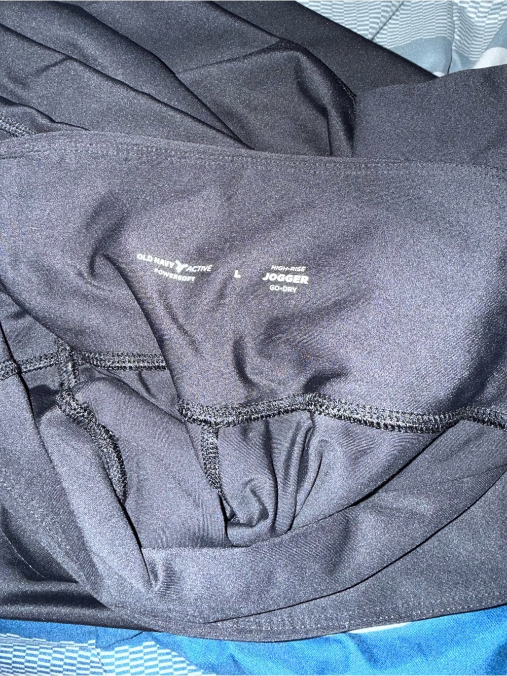 Old Navy Black High-Rise Jogger Pants